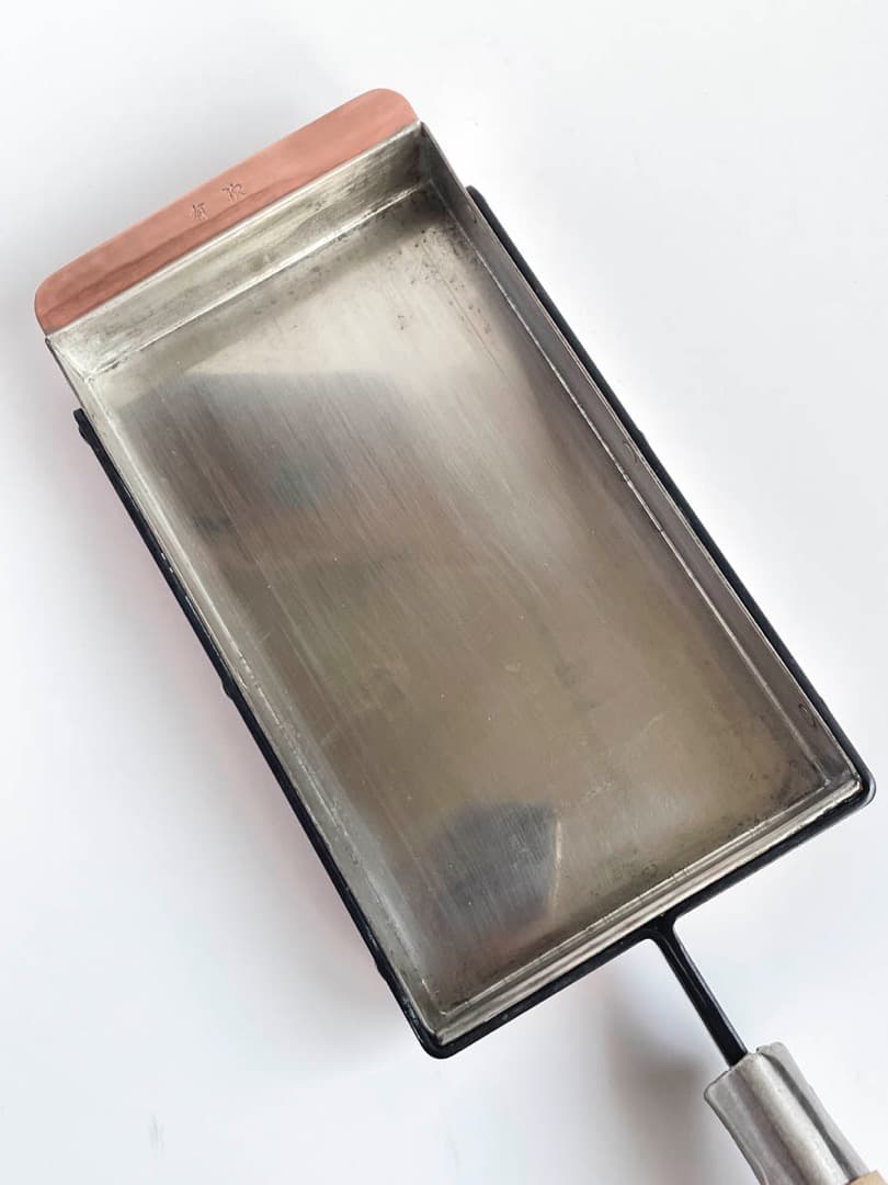京都 有次 銅 卵焼き器（玉子焼鍋）12×21cm 美品