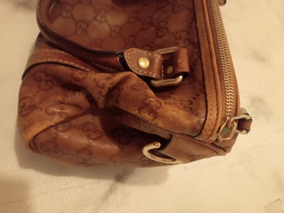 GUCCIシマミニボストン☆