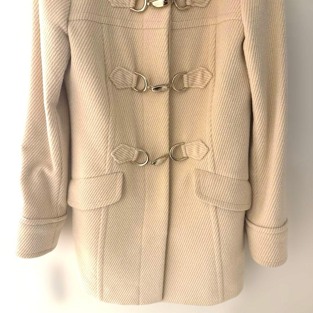 BURBERRY BLUE LABEL ラビットファー　ダッフルコート