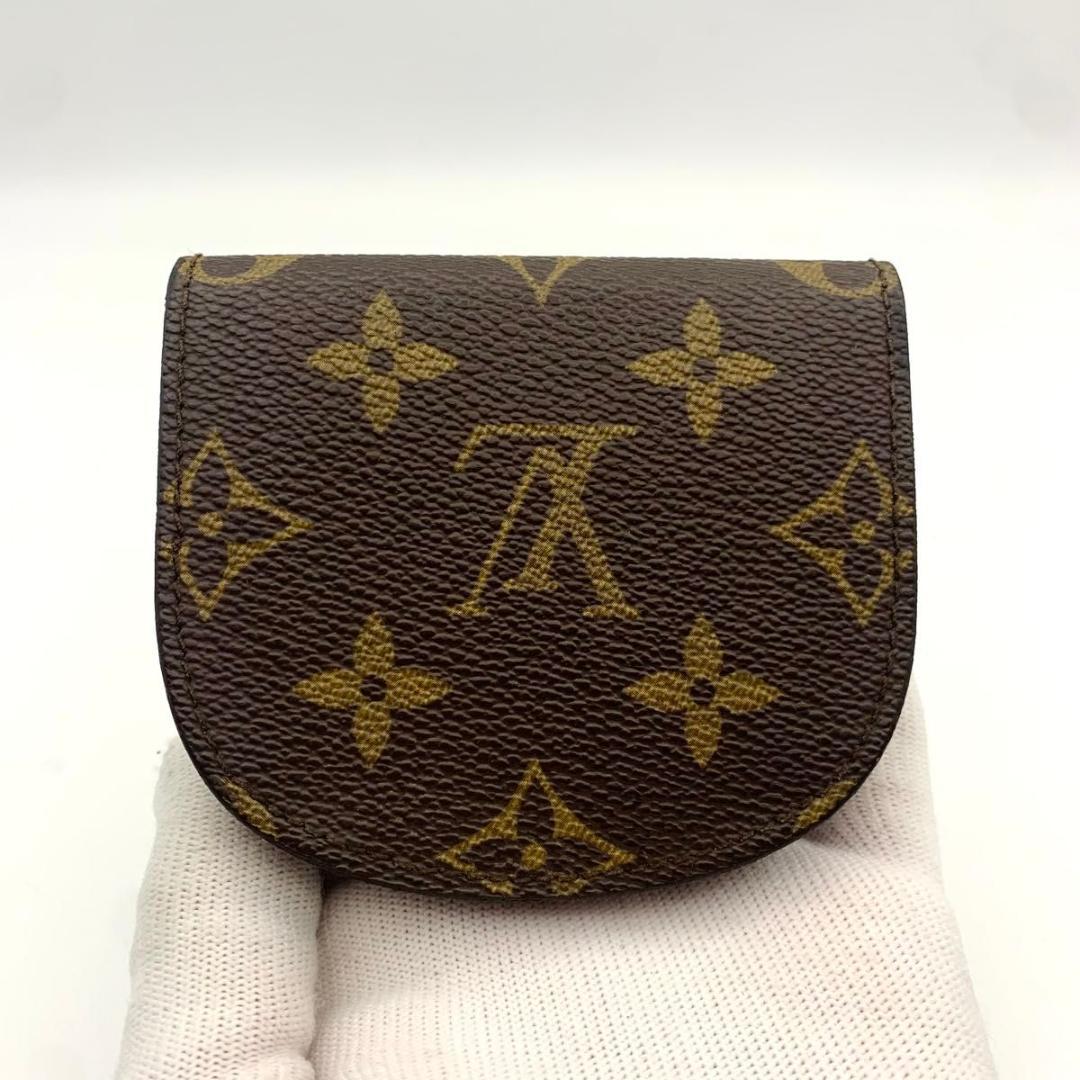 美品 ルイヴィトン ポルトモネ グゼ ケース 小銭入れ 財布 コンパクト