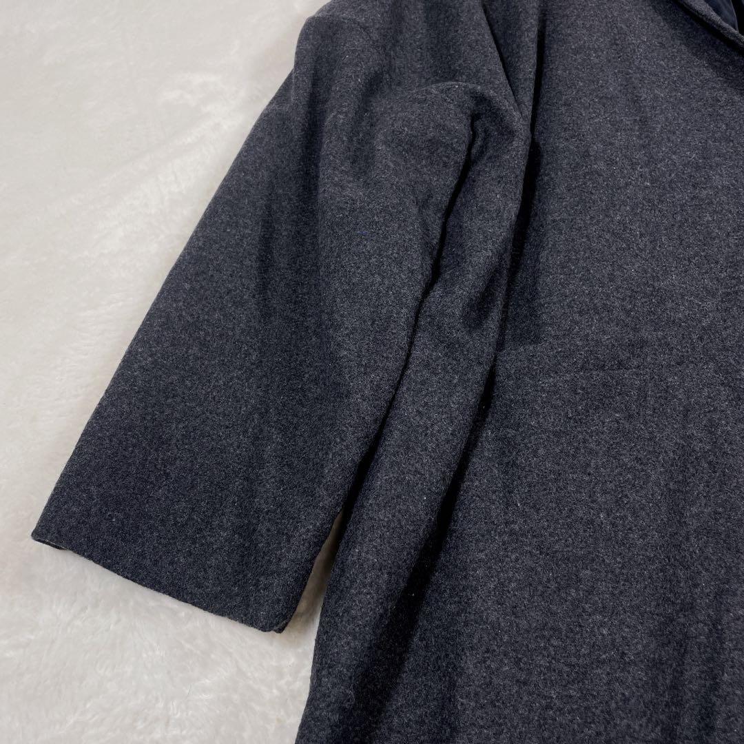 mizuiro ind 23AW グレー ウール　ロングコート