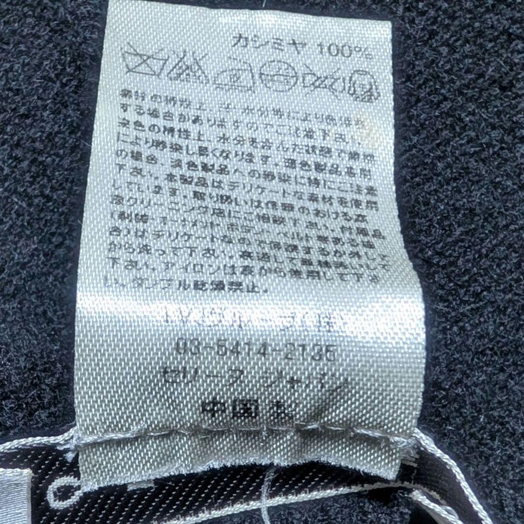 CELINE カシミヤ100% ニットパーカー トリオンフ ロゴ ジップアップ