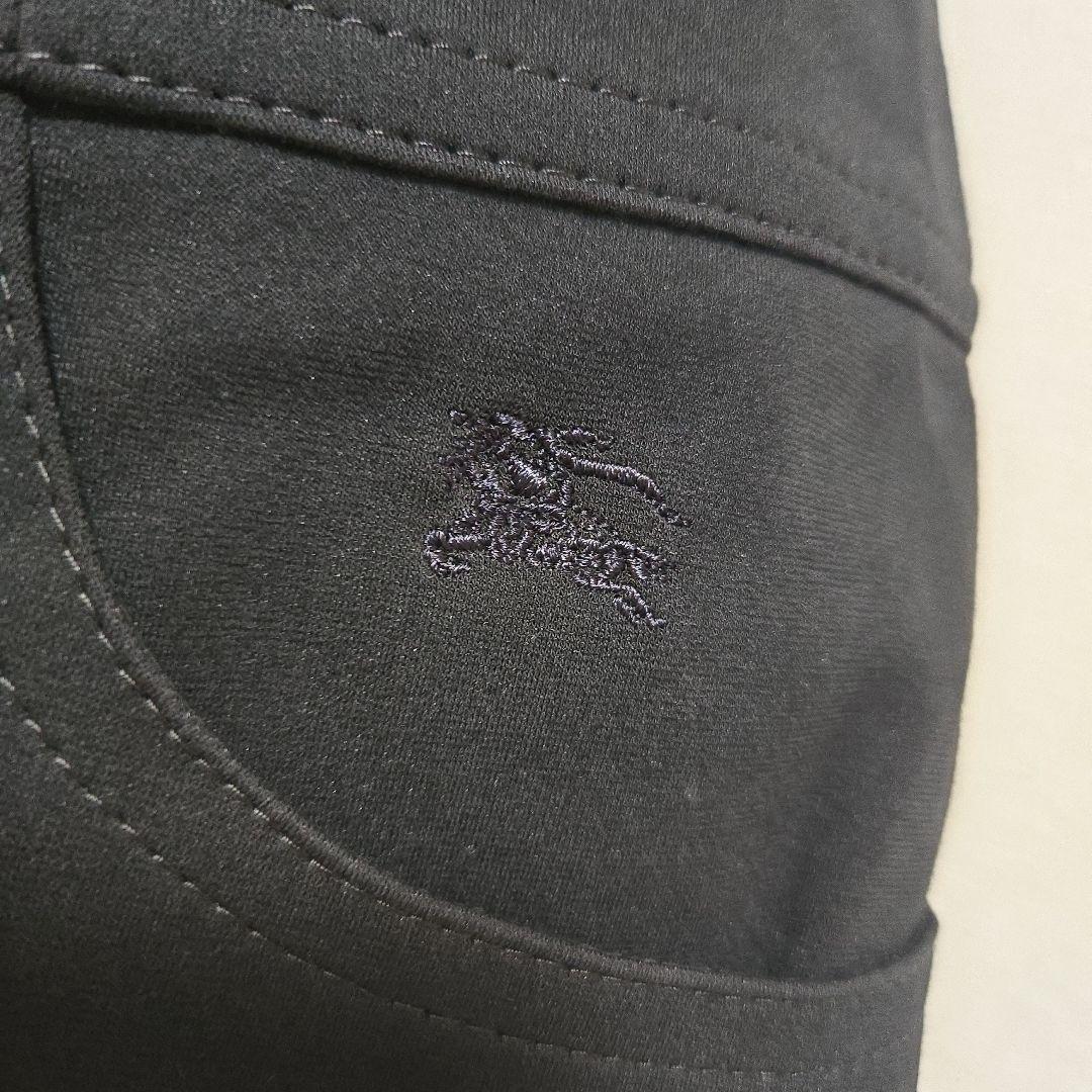 バーバリーブルーレーベル ライダース風 半袖ワンピース ノバチェック ロゴ刺繍