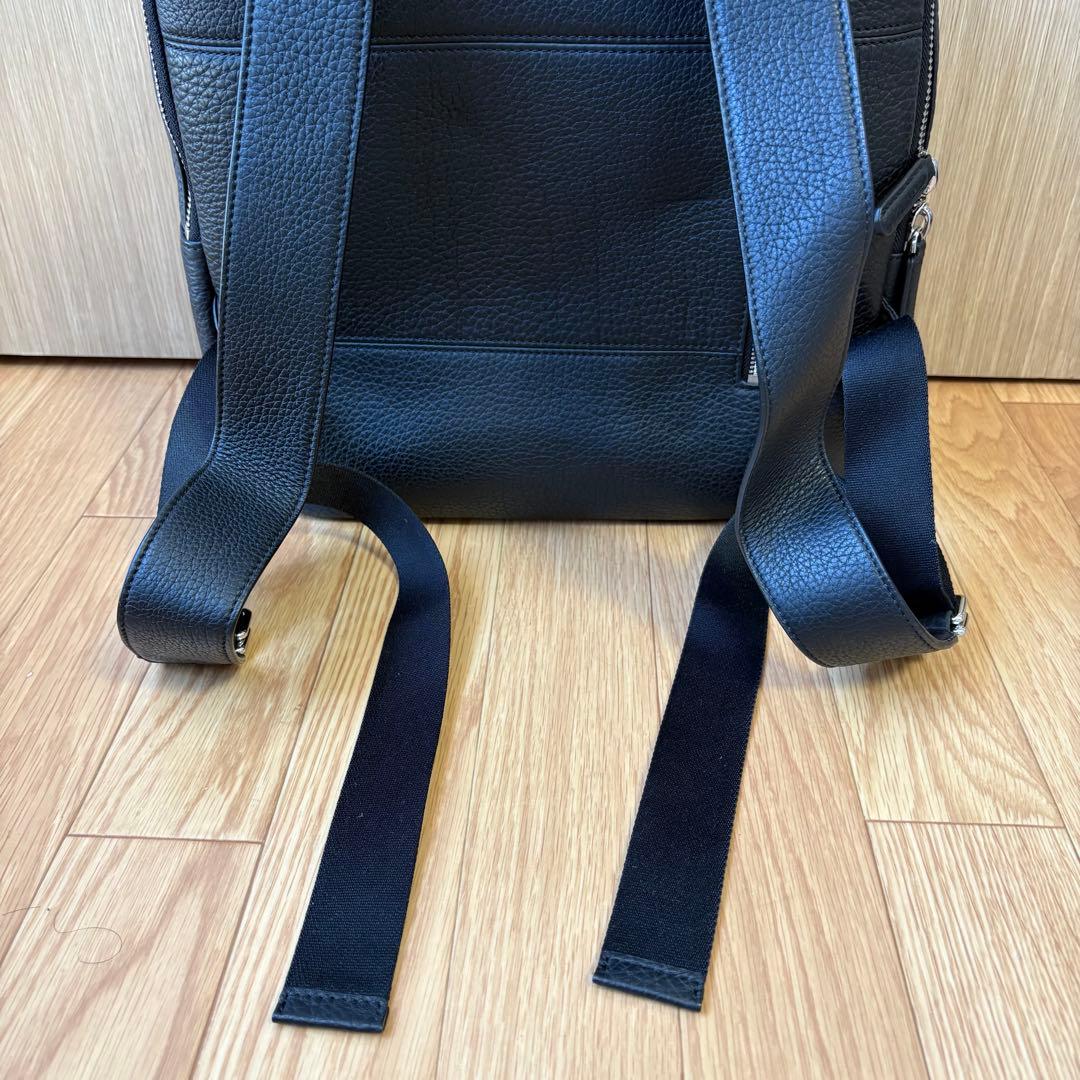 未使用 ecco レザー リュック バックパック 本革 エコー 黒 通勤 バッグ