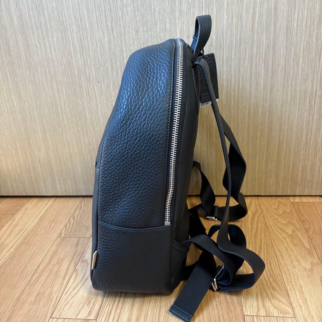 未使用 ecco レザー リュック バックパック 本革 エコー 黒 通勤 バッグ