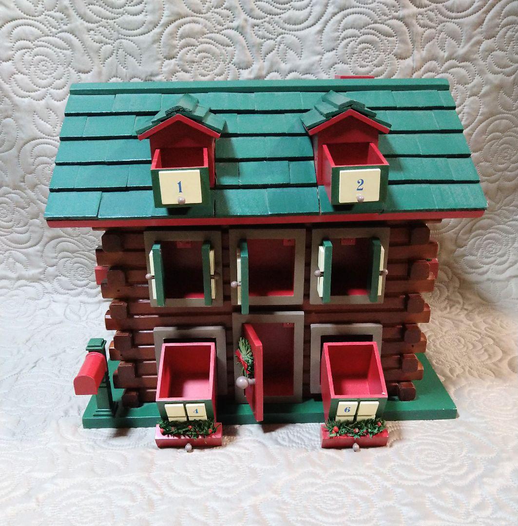 木製ハウス型小物入れ　置物