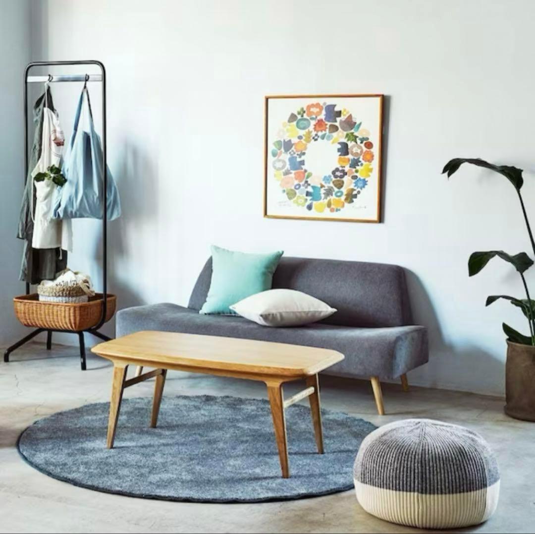 IDEE mini puuf 本体+カバー　ホワイト×ブラック　ミックス