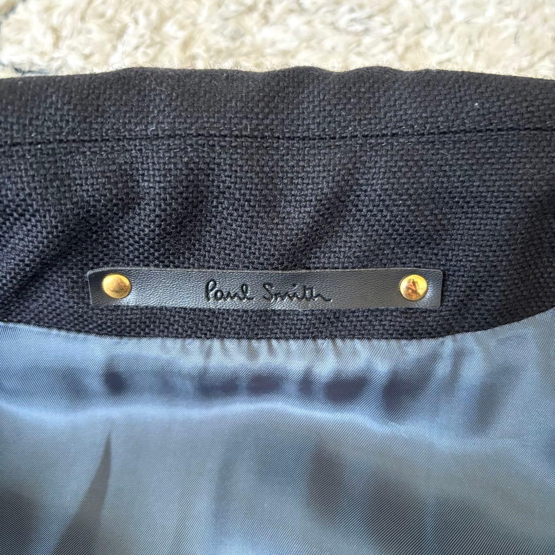 【極美品✨】ポールスミス　チェスターコート　ダブル　ロング　現行タグ　ブラック