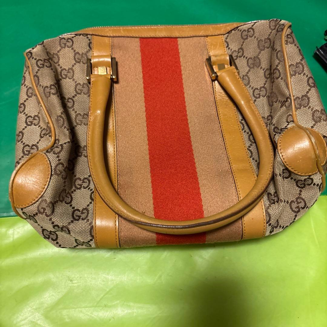 Gucci GGモノグラム ボストンバッグ