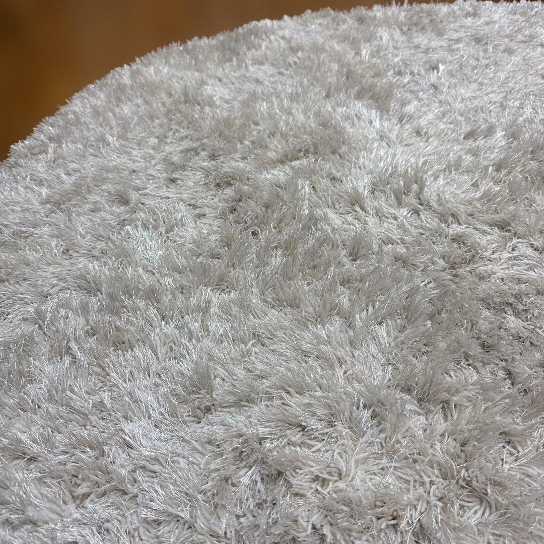 フランフラン　 ヌボカステ ラグ ラウンド M ライトピンク φ1500