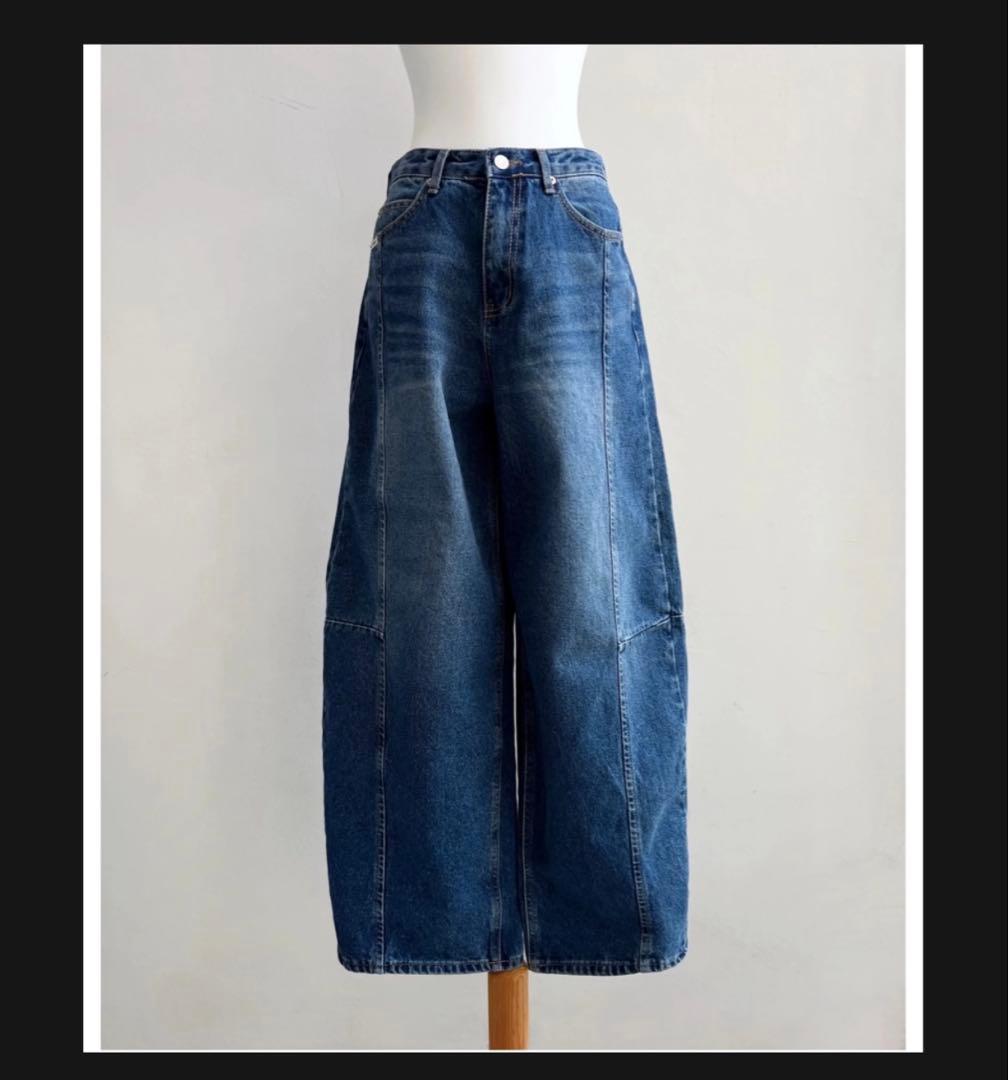 nalm. バレルレッグワイドデニム ナルム