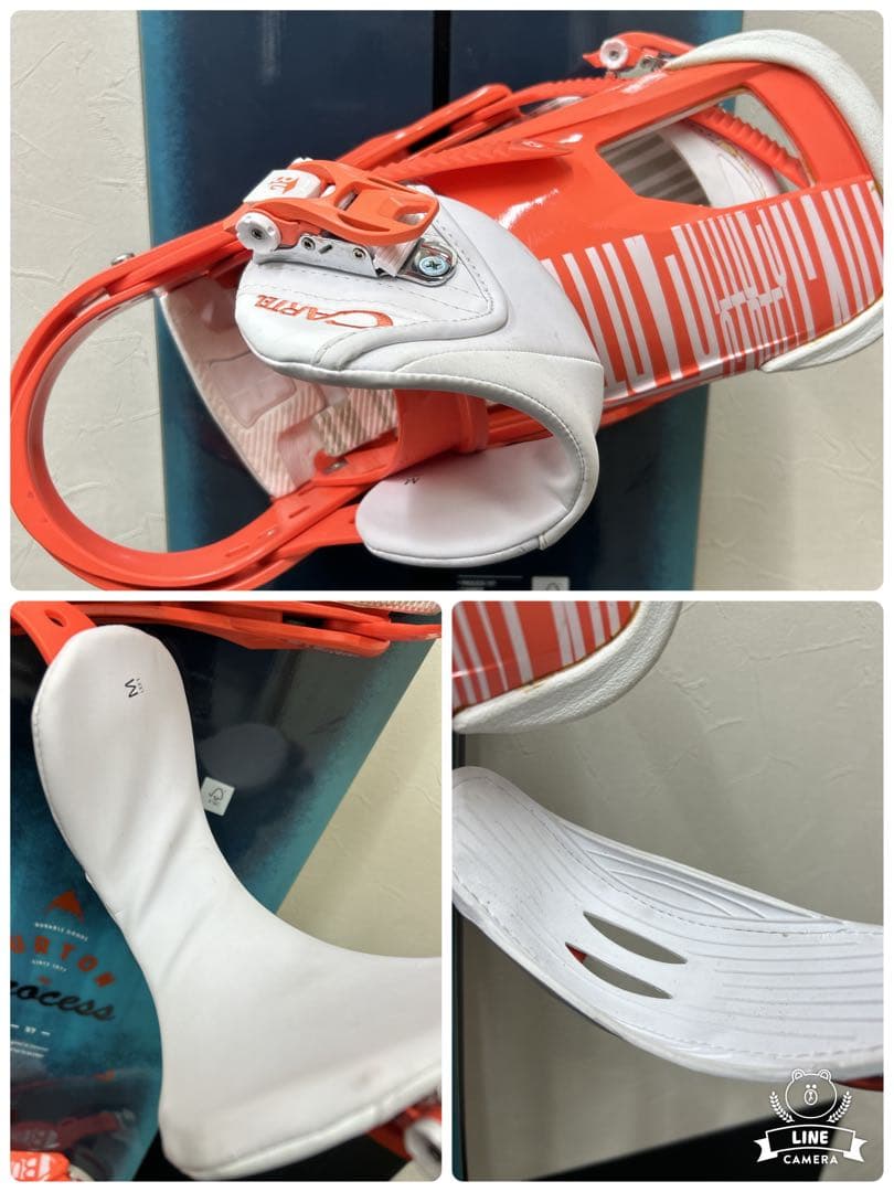 中古品　BURTON PROCESS 157cmセット(RE-720)