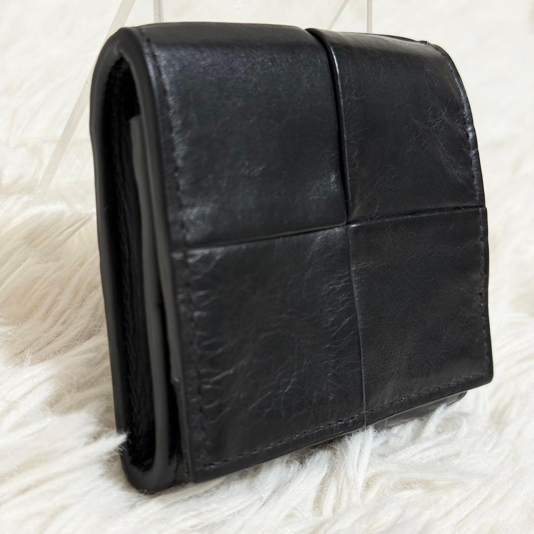 【極美品】近年モデル　シワ加工　IC カセット　パース　ボッテガヴェネタ