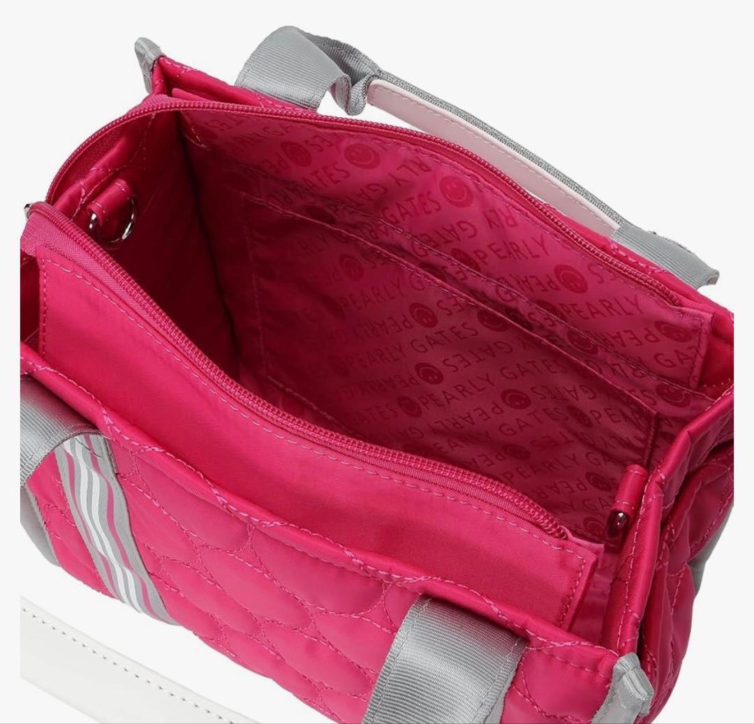 新品 未使用 パーリーゲイツ カートバッグ LoveGOLFシリーズ ピンク