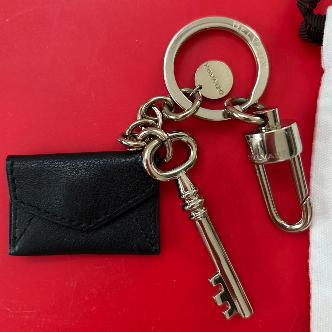 未使用品 DELVAUX キーリング・レザーケース付