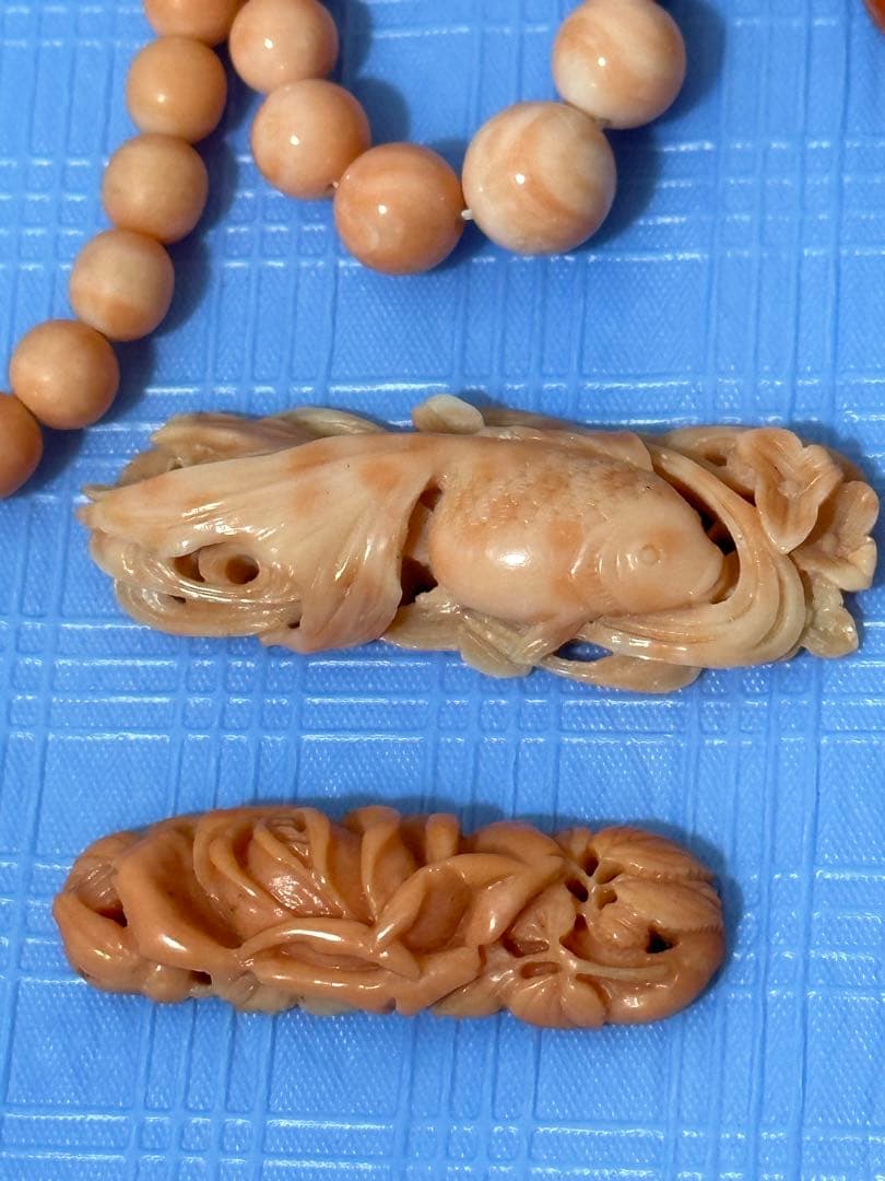 珊瑚 サンゴアクセサリー 珊瑚玉 14k金珊瑚指輪 265グラム
