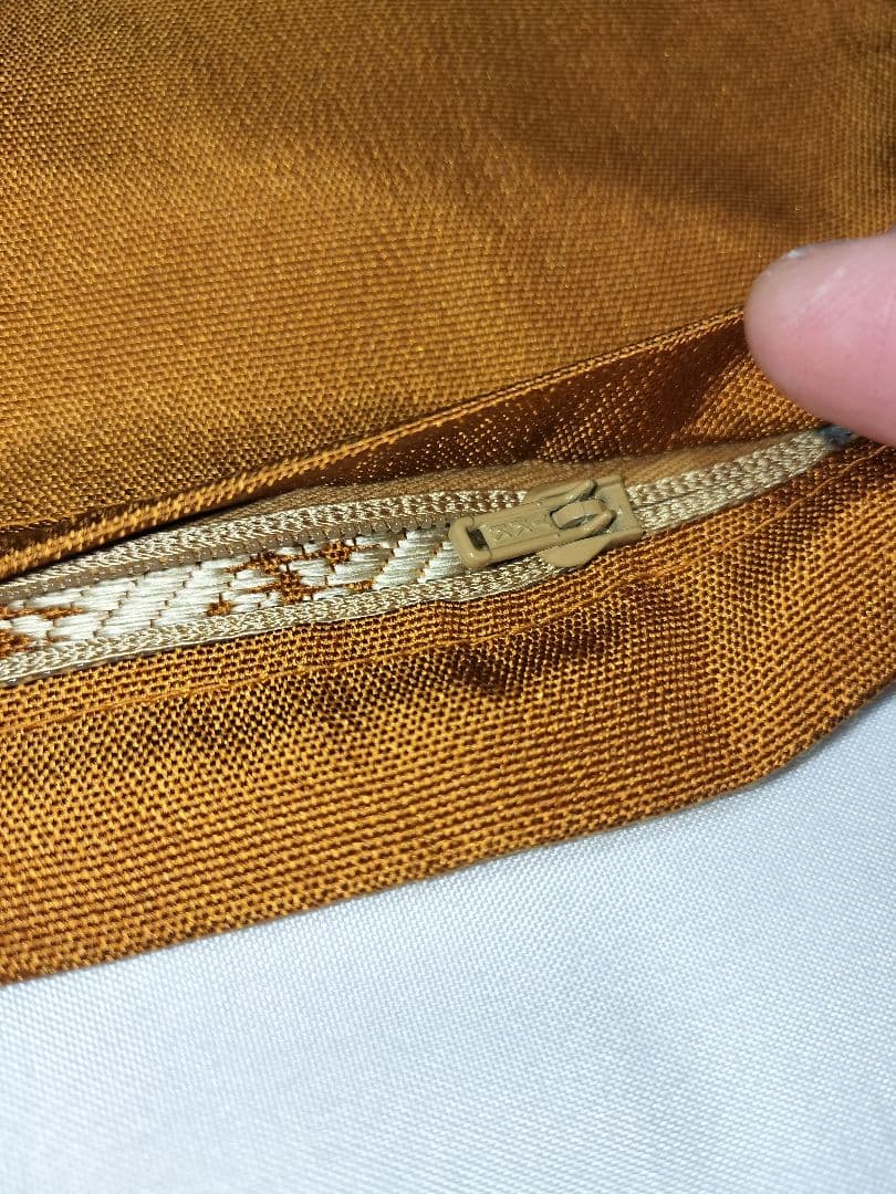 御物刺衲御袈裟裂倣織　龍村平蔵製　座布団カバー　2枚組