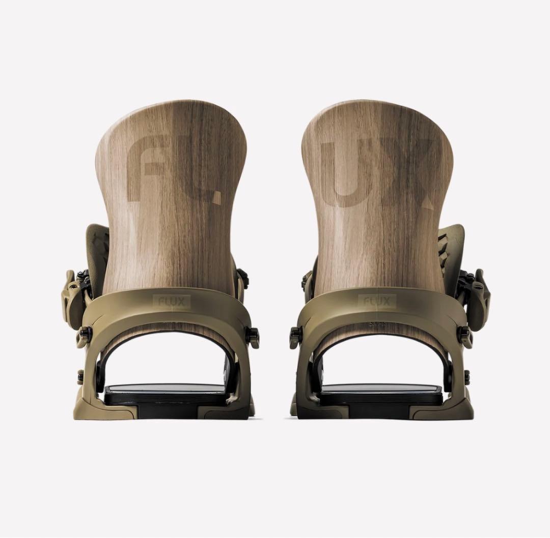 FLUXフラックスSRスノーボードビンディング ナチュラルウッド