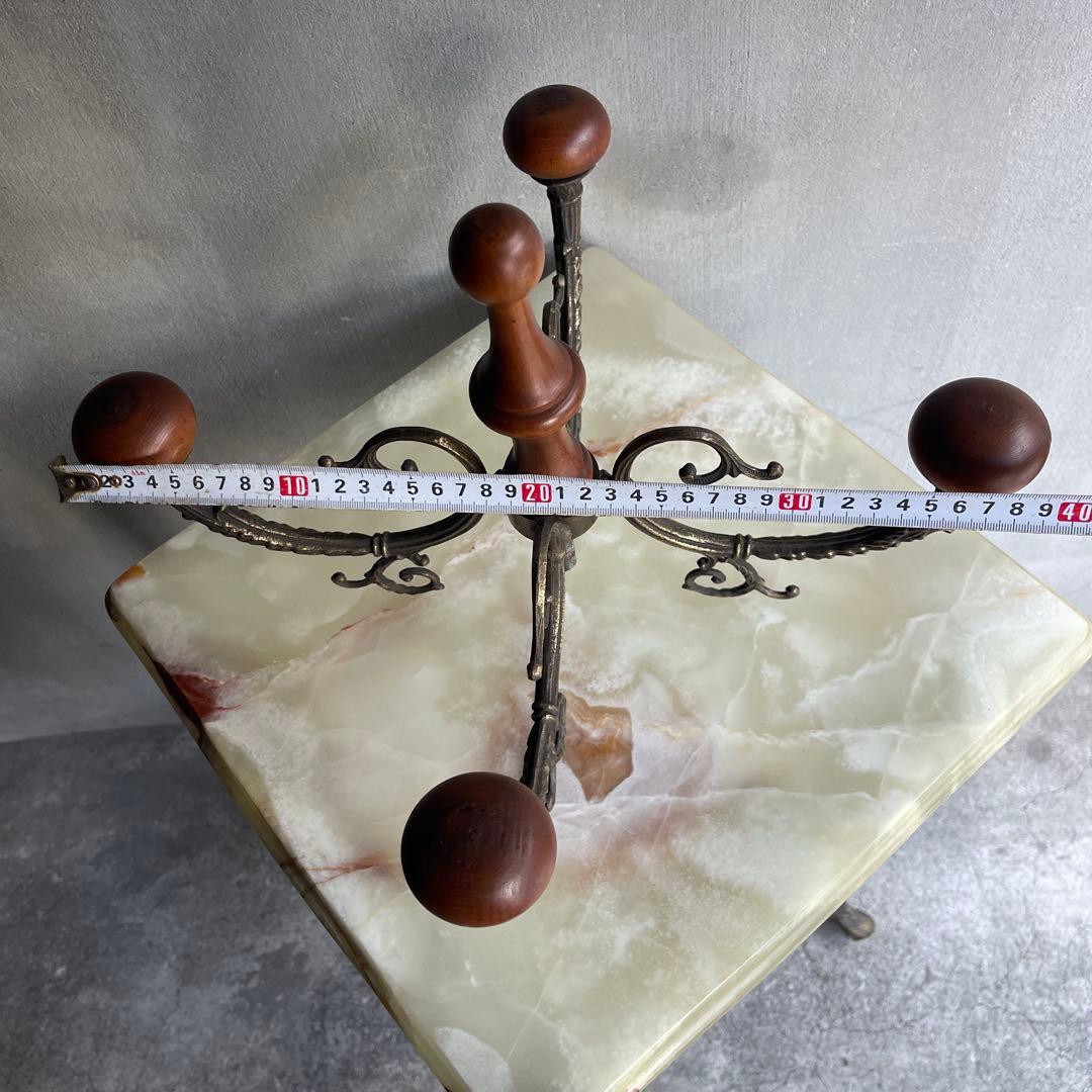 オールドヴィンテージ　ツイストポールハンガー　イタリア