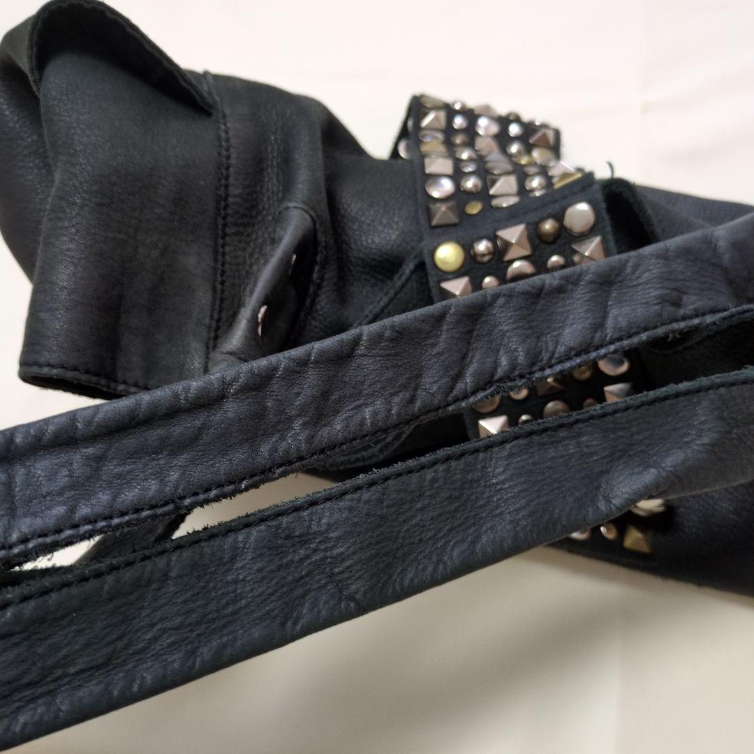 TRES トレ　レザーバッグ スタッズ レザー ハンドバッグ　Y2K 希少　人気