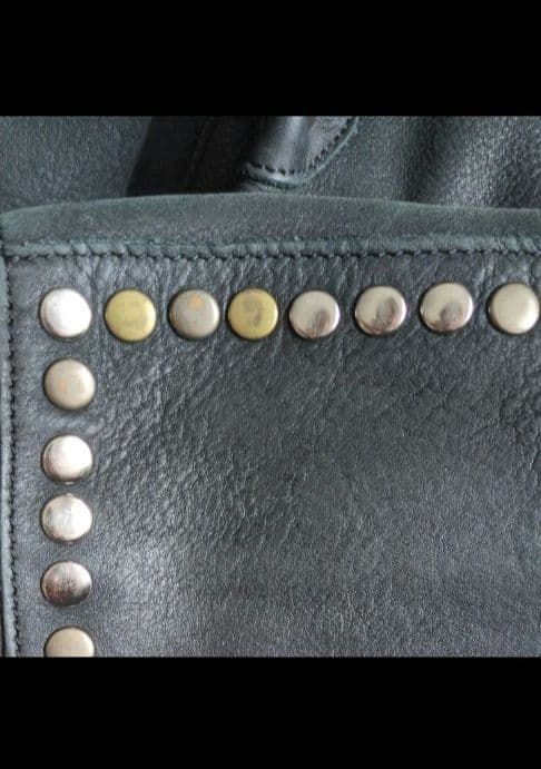 TRES トレ　レザーバッグ スタッズ レザー ハンドバッグ　Y2K 希少　人気