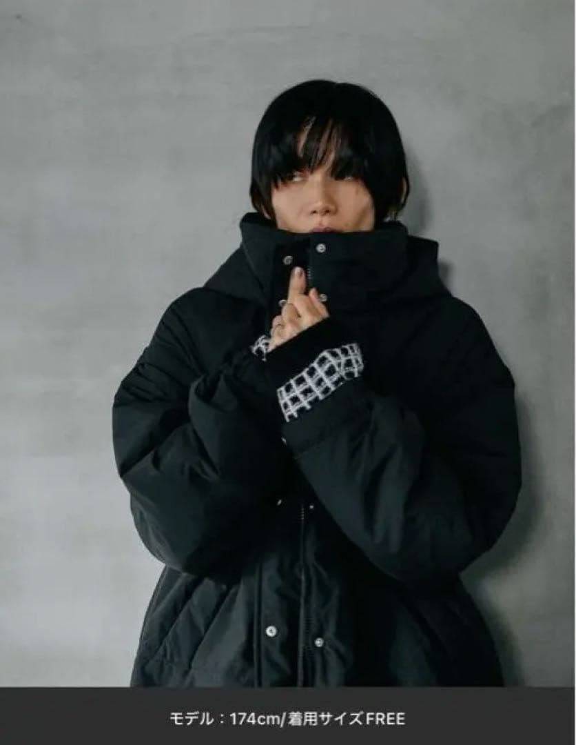 ほぼ未使用【完売品】エアサーマルマルチWAYロングコート　ブラック　撥水加工