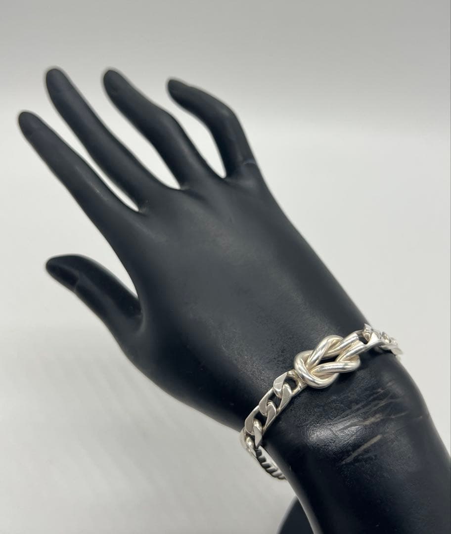 ティファニー TIFFANY センターノット チェーン ブレスレット 70年代