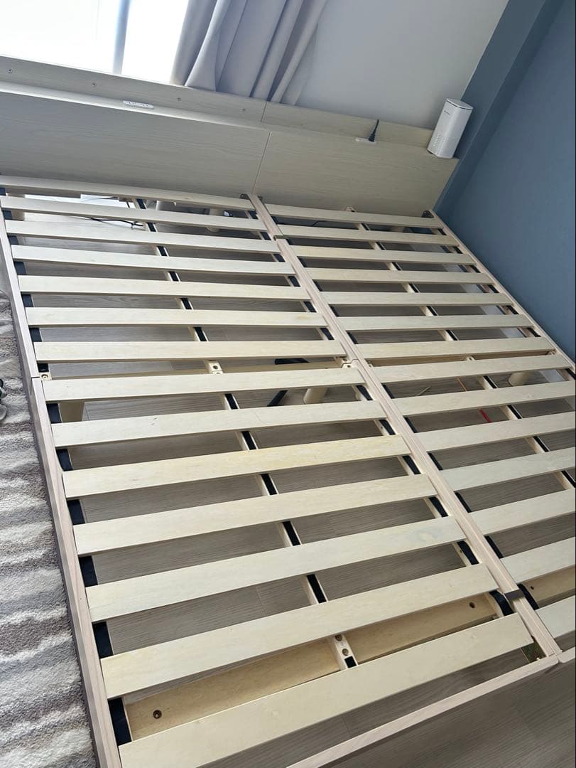 橋本【RASIK】パイン材 すのこベッド『Aerus アエラス』 シングル