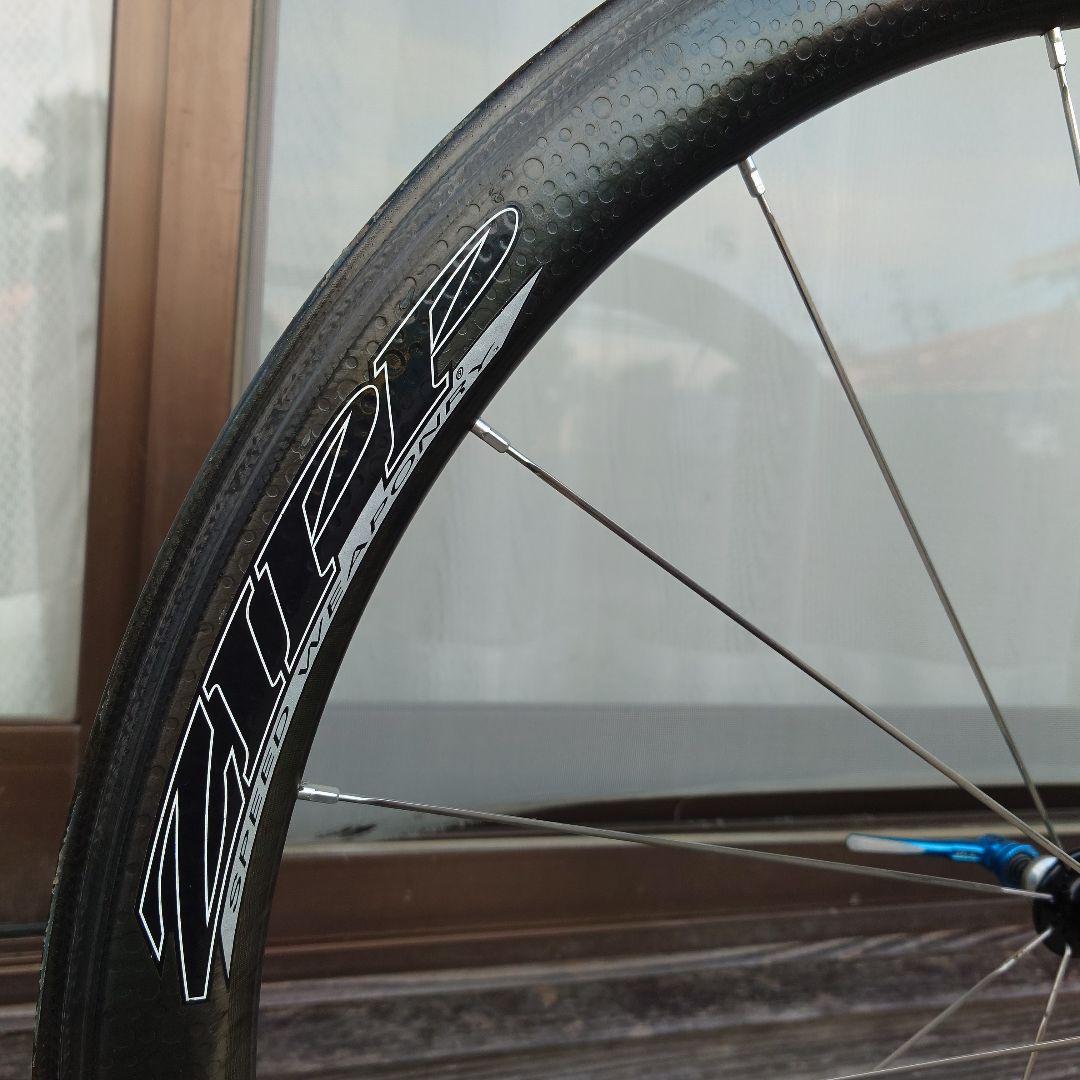 チューブラーカーボンホイール（ZIPP 303 Firecrest）・前輪のみ