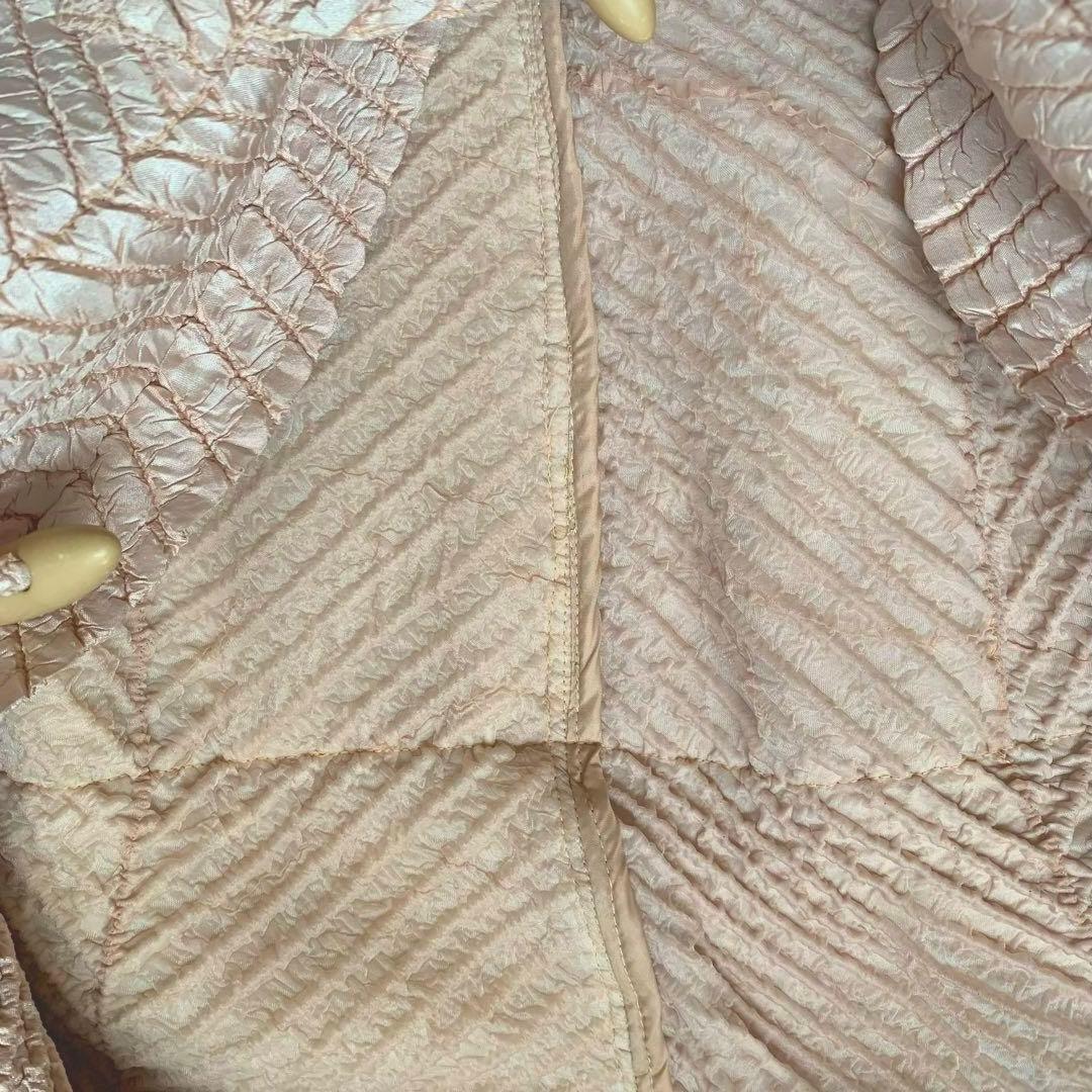 ヨシキヒシヌマ　ダッフルコート　絞り加工　ロング　コート　シワ加工