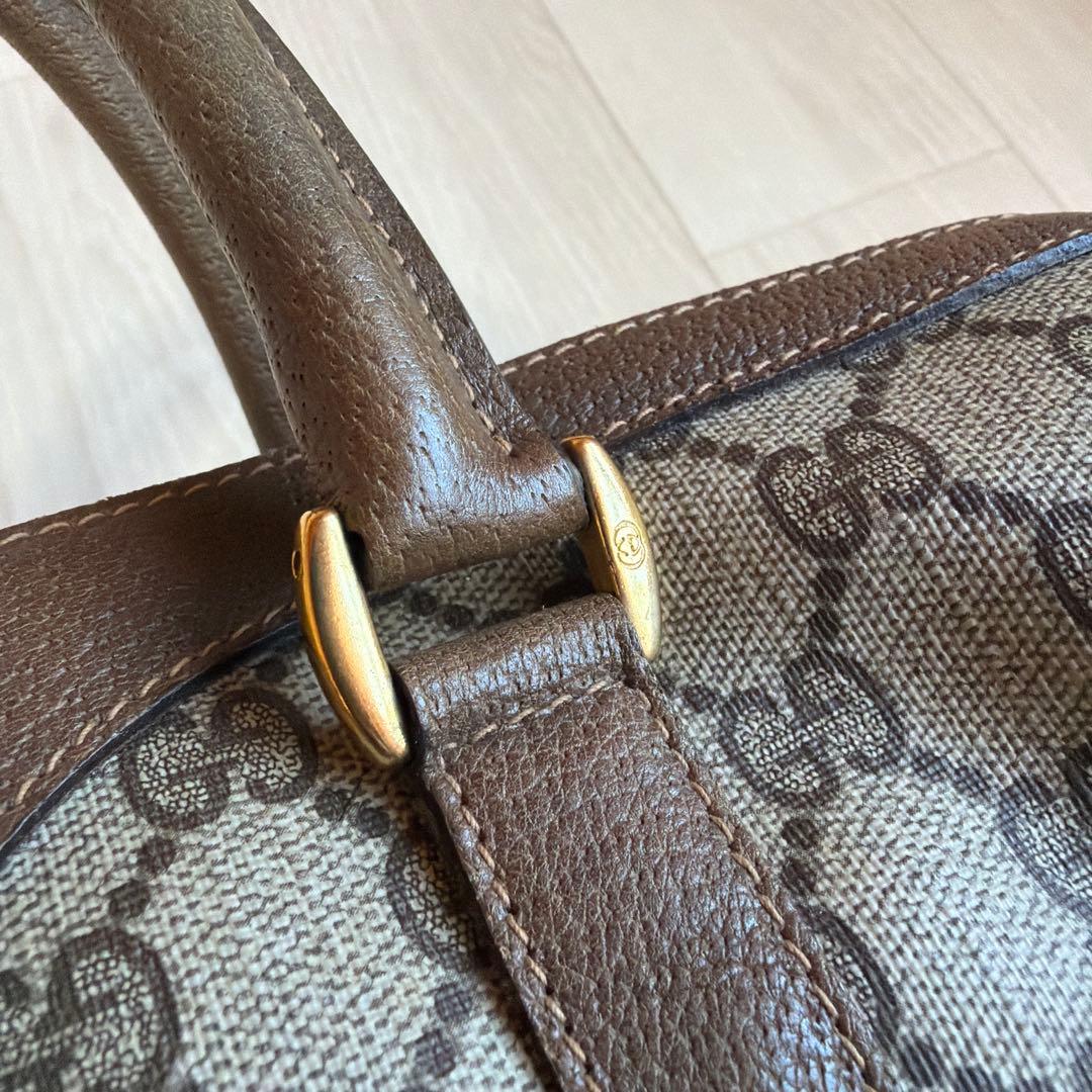 OLD GUCCI ミニボストンバッグ シェリーライン