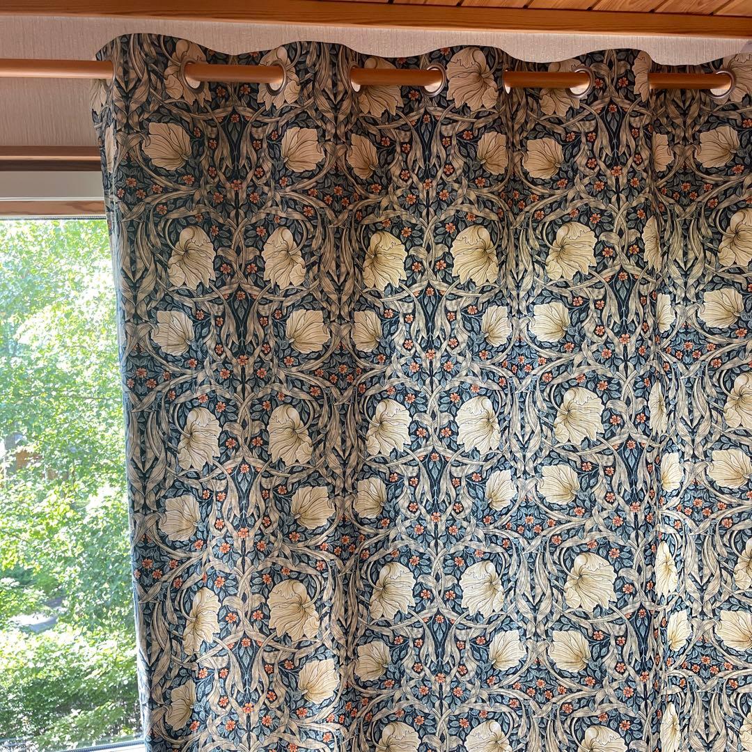 ウィリアムモリス　カーテン　PIMPERNEL