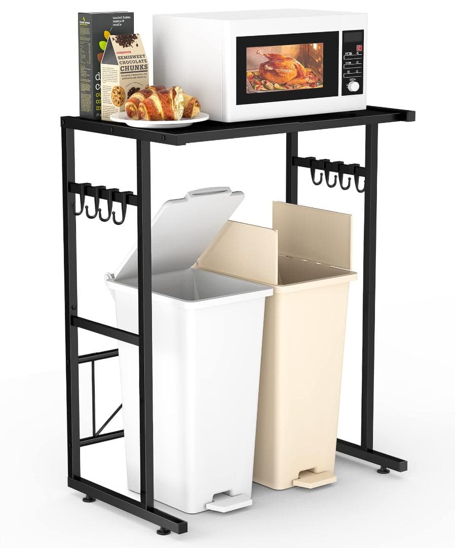 伸縮自在 ゴミ箱上ラック レンジラック スチール キッチン