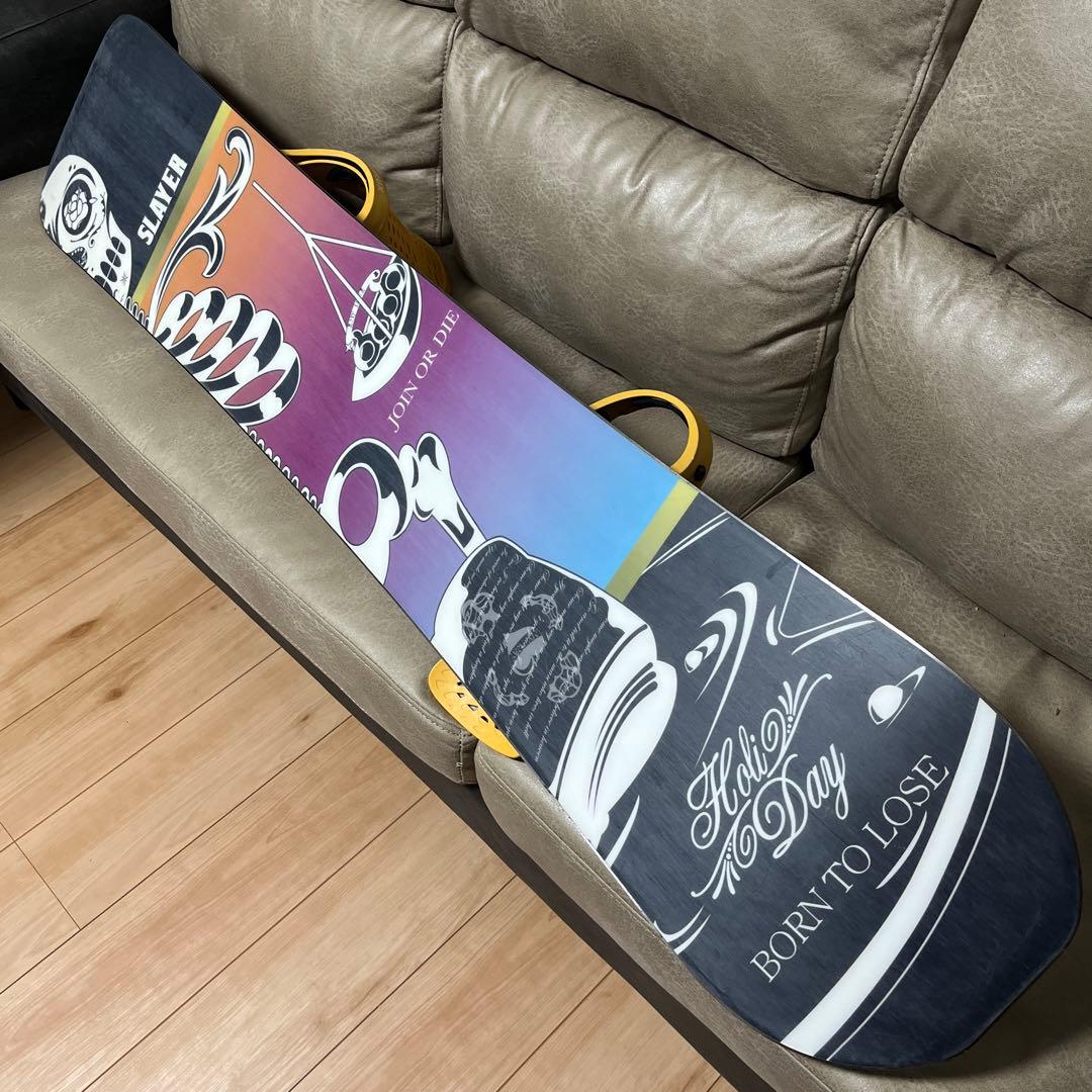 国産スノーボード HOLIDAY SLAYER 151 × FLUX PR M