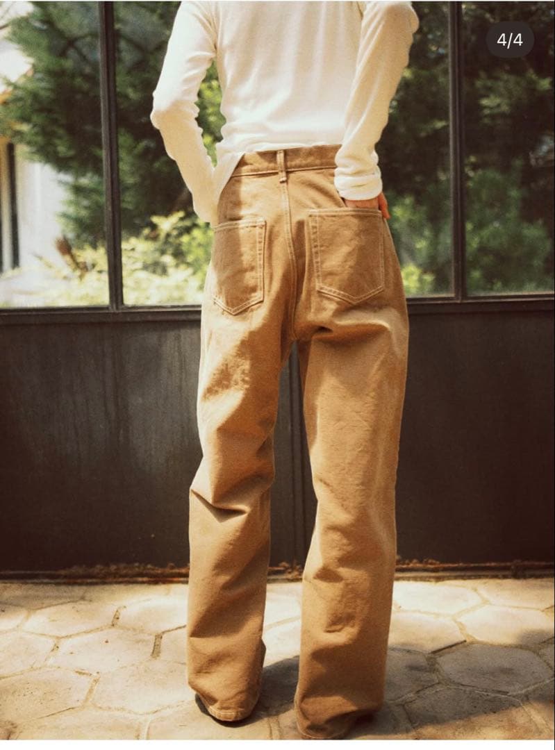 THE NEWHOUSE　ザニューハウス　25FW ダック地パンツ　XS