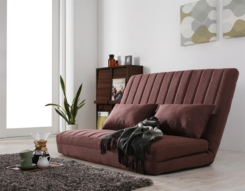 新品 送料込 1台3役 カウチソファ ベッドスタイル3wayソファ 幅120cm