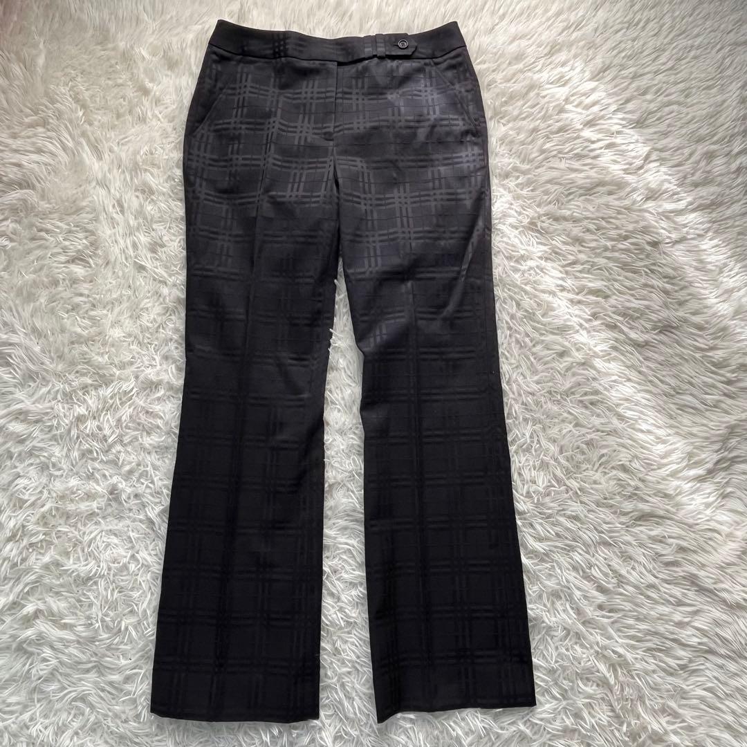 【極美品】バーバリーロンドン パンツスーツ セットアップ シャドーチェック 40