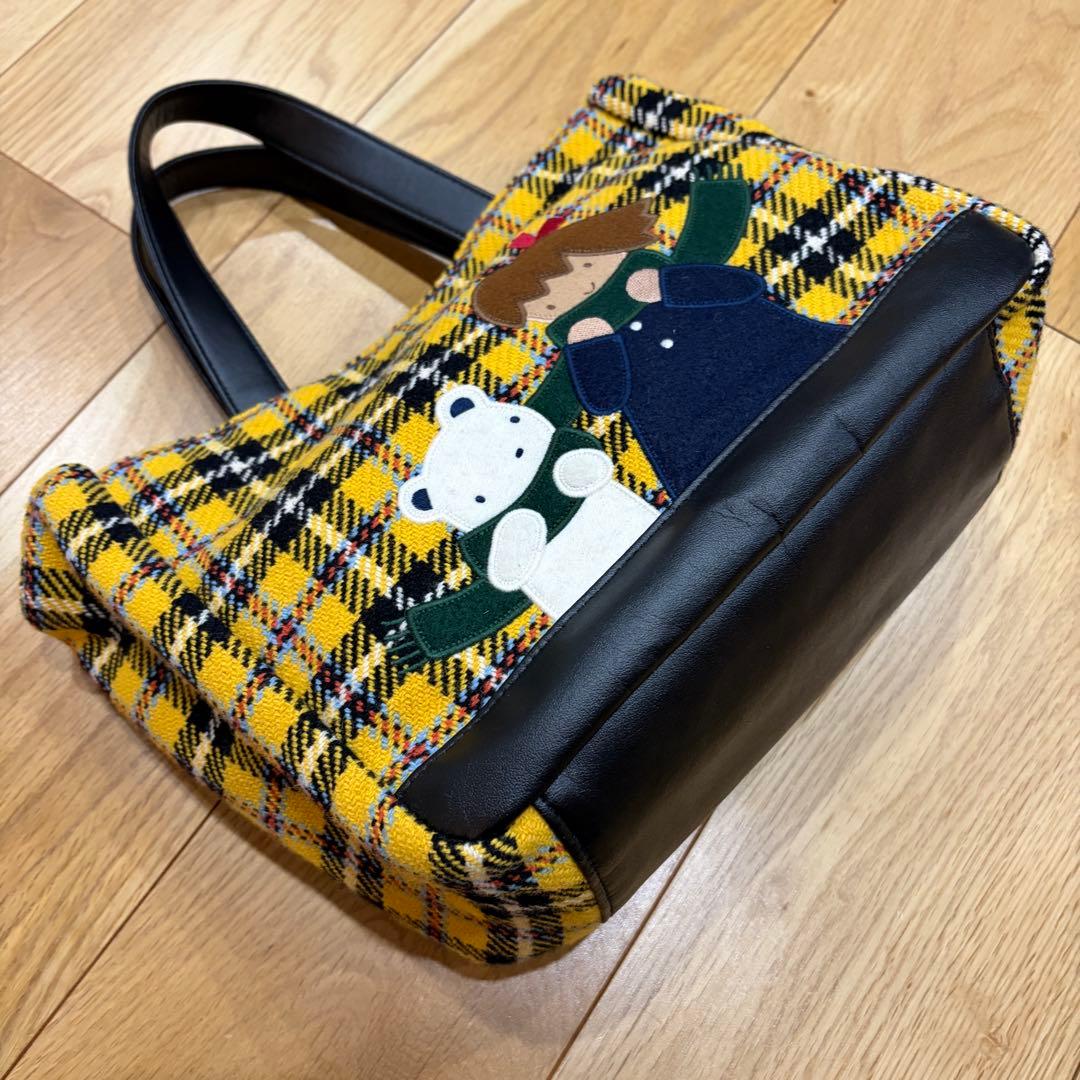 未使用品☺︎ 秋のファミリアショー 2018 チェック柄トートバッグ