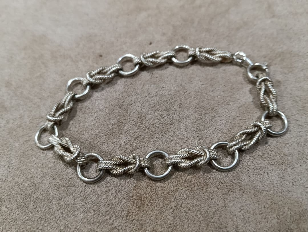 L*A様 エルメス　オーディエンヌ　PMサイズ　シルバー　ブレスレット　ビンテー