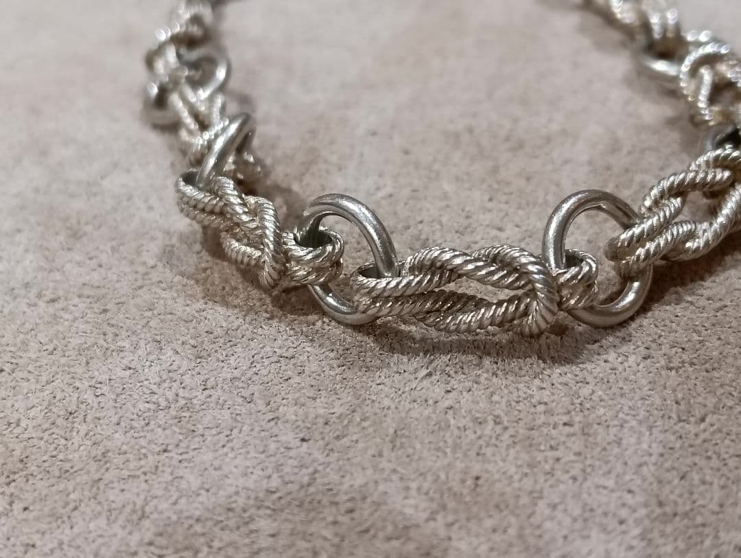 L*A様 エルメス　オーディエンヌ　PMサイズ　シルバー　ブレスレット　ビンテー