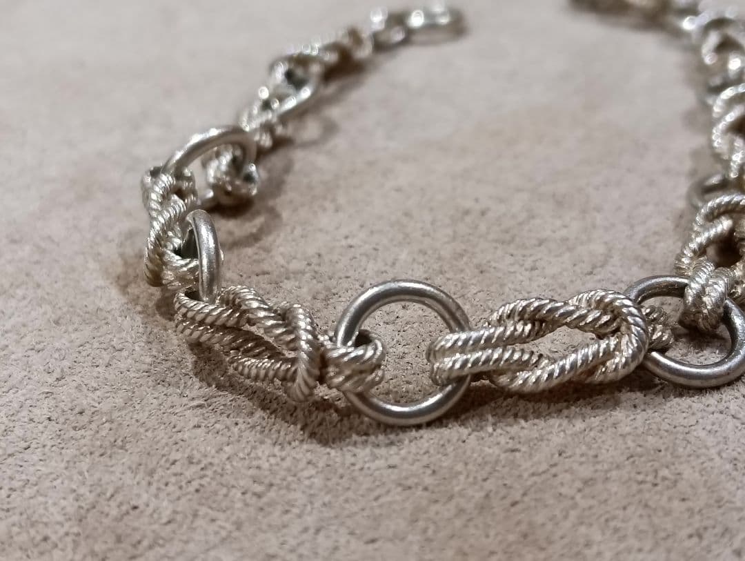 L*A様 エルメス　オーディエンヌ　PMサイズ　シルバー　ブレスレット　ビンテー