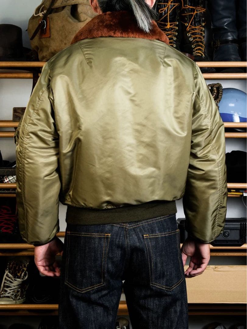Sサイズ希少B-15B初期型 復刻 フライトジャケットREALSIMONS 新品
