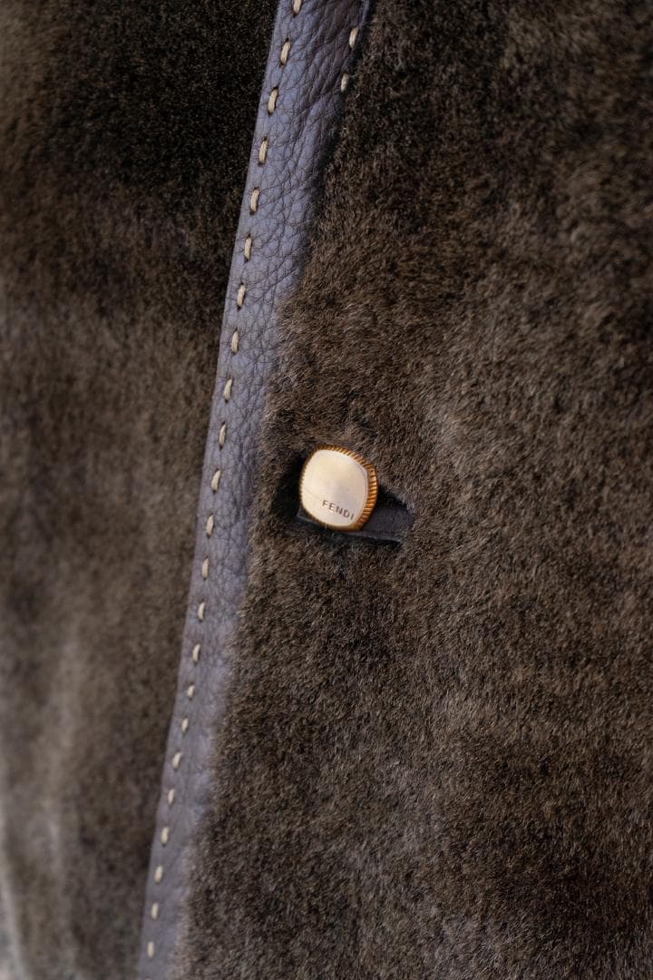 FENDI フェンディ レザー ファー リバーシブル ジャケット