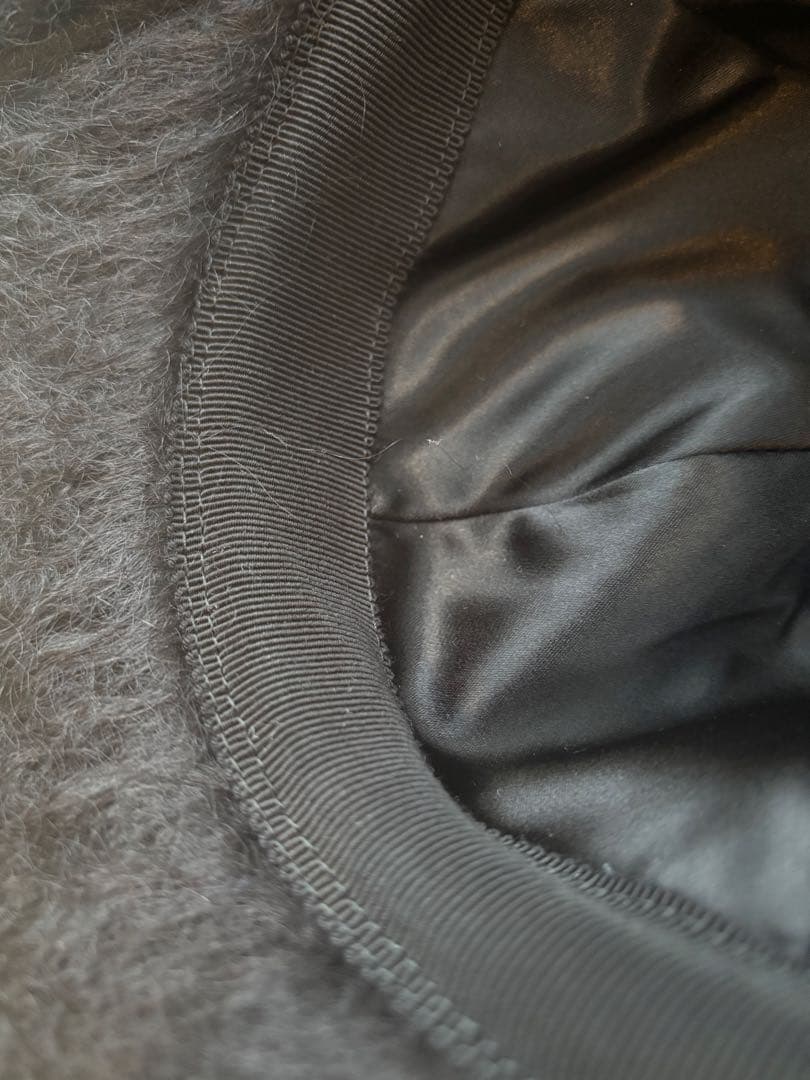 GUCCI ブラック キャップ GG 紙袋　布袋付き　モヘヤ　帽子