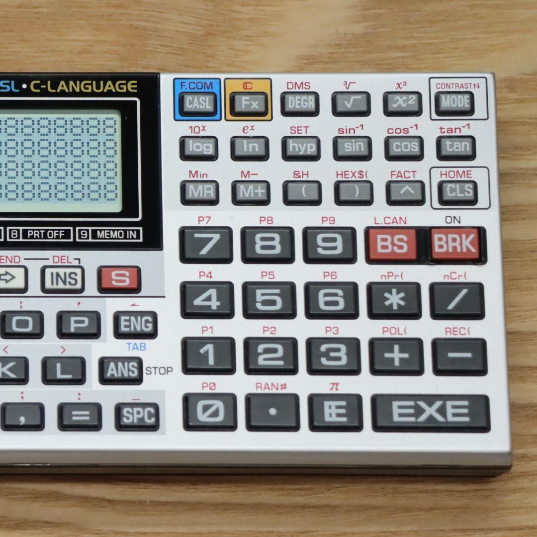 CASIO VX-4 RAM 8→64KB ポケットコンピュータ 整備 点検済