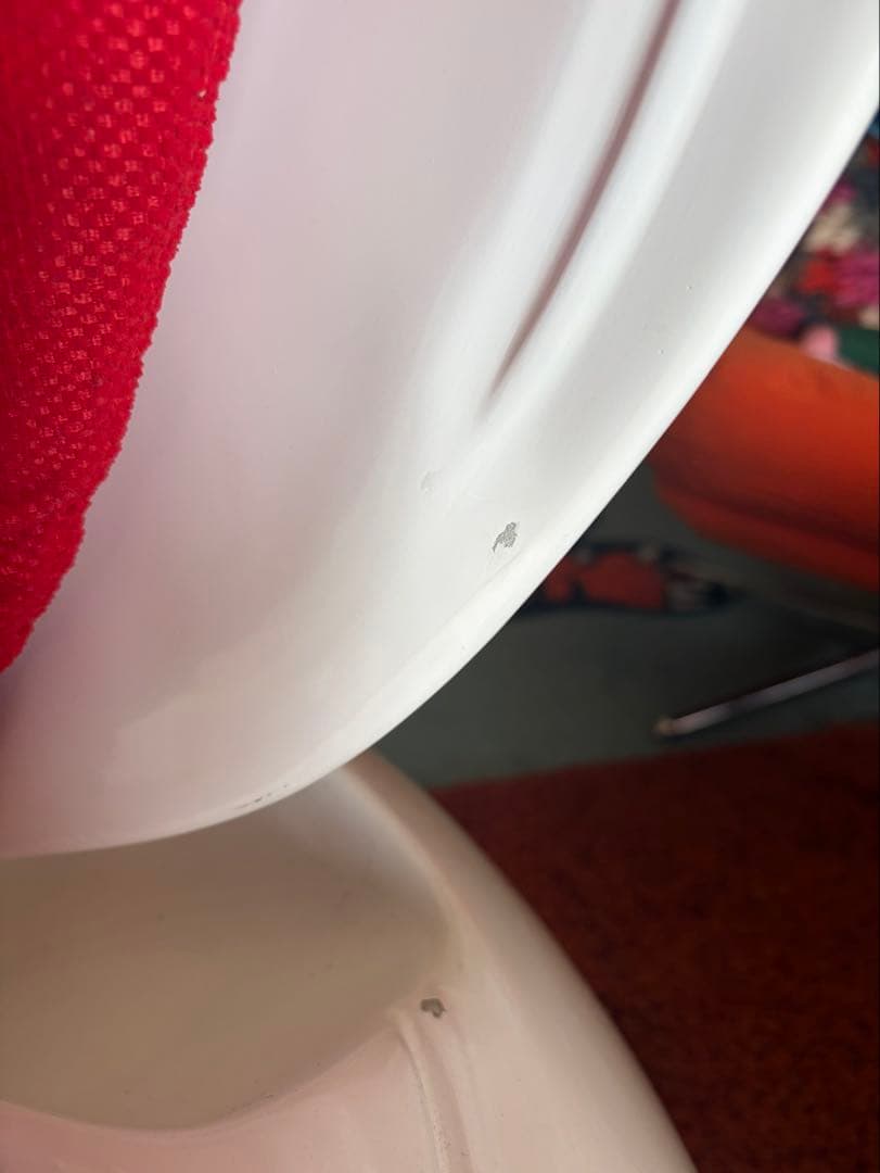 ミッドセンチュリー、スペースエイジ、エッグチェア　ガーデンチェア　手渡し