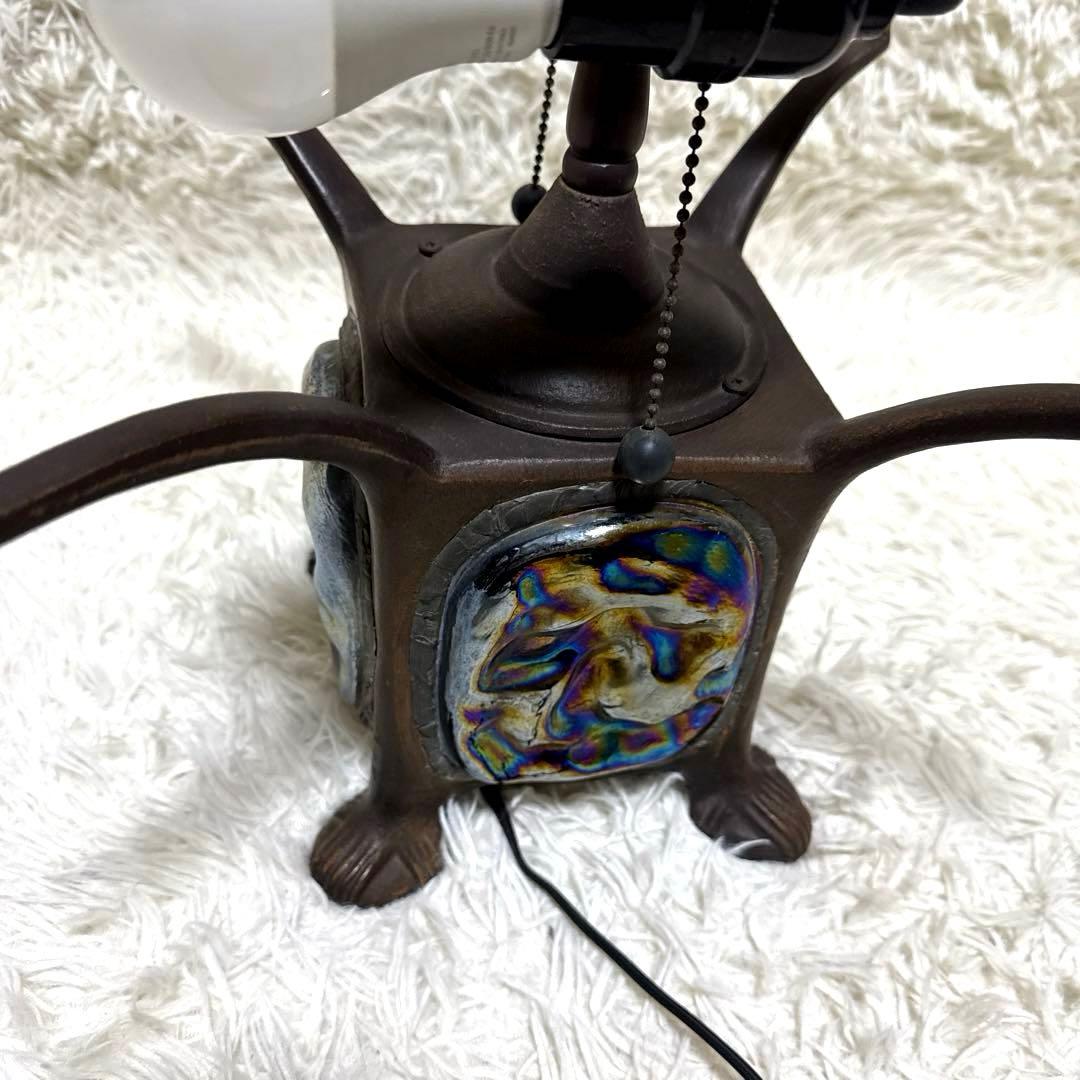 ドラゴンフライ　スタンド照明　アンティーク　レトロ　　ステンドグラス