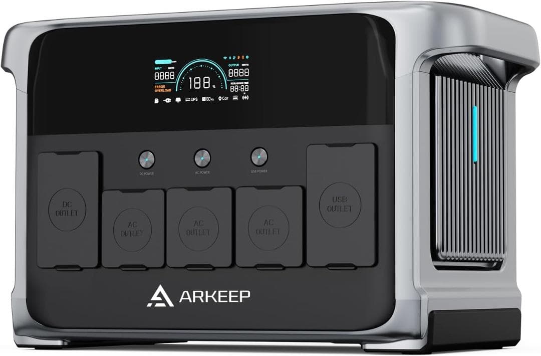 ポータブル電源 1152Wh 大容量 定格出力1200W 長寿命 10出力ポート