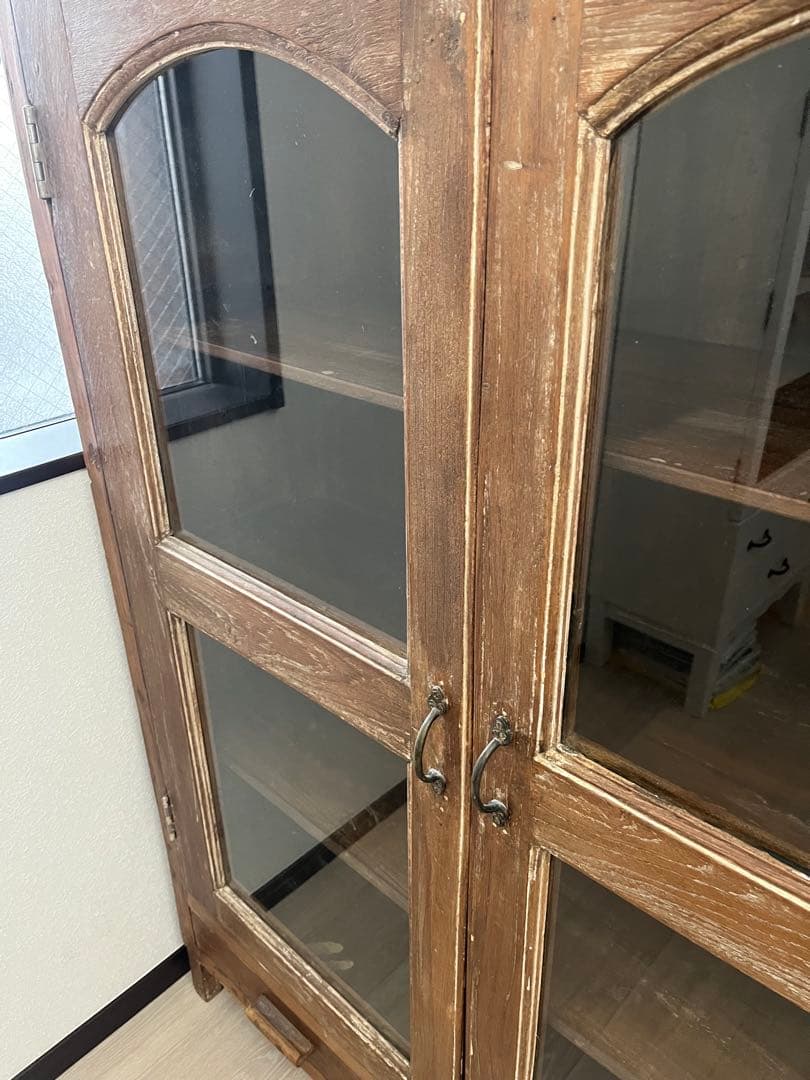 オールドメゾン　ヴィンテージ アンティーク　シェルフ　キャビネット