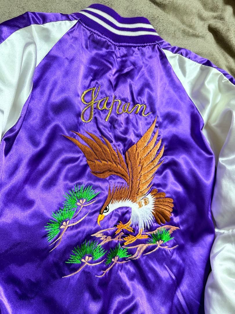 美品 日本製 90s vintage 鷲 日本限定版 スカジャン unisex